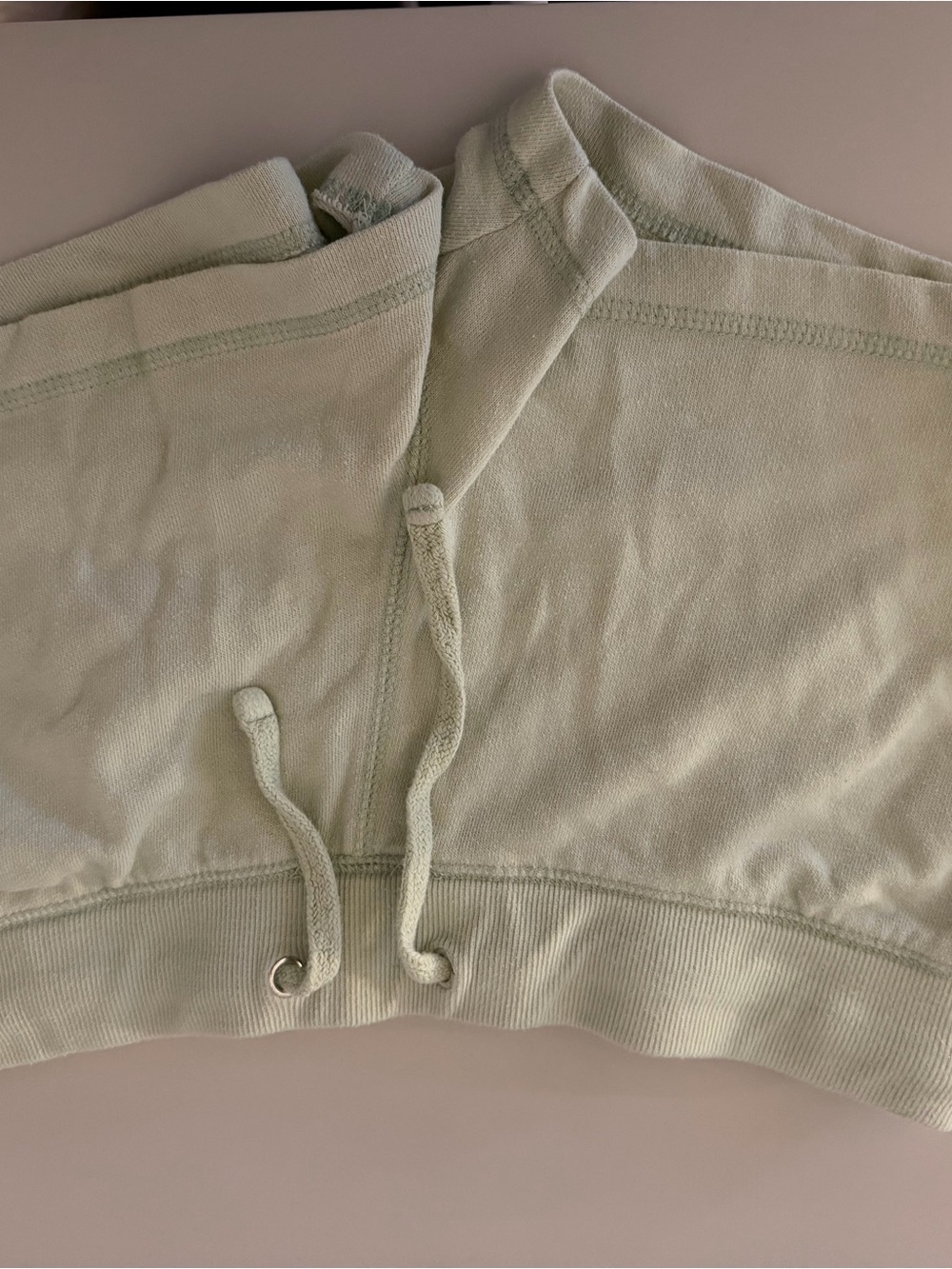 Brandy Melville High Waist Shorts in Light Sage